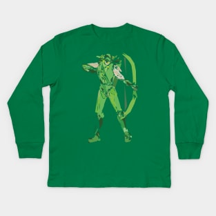 Green Arrow Kids Long Sleeve T-Shirt